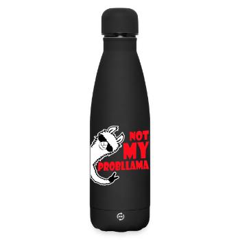 Lama Cool Sonnenbrille Not My Problama Peace Hand - Matte Thermosflasche 500 ml - Schwarz - Vorne