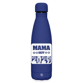 Mama 2029 - Matte Thermosflasche 500 ml - Dunkelblau  - Vorne