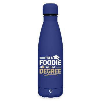 Registrierter Ernährungsberater für Akademische Ernährung - Matte Thermosflasche 500 ml - Dunkelblau  - Vorne