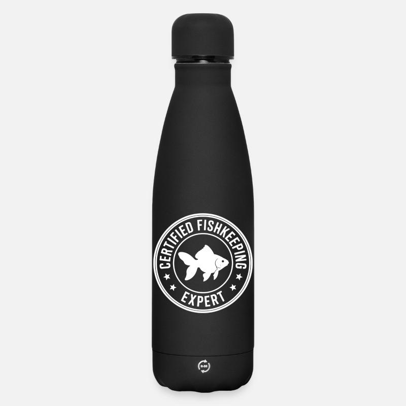 Aquarium Expert Aquarian Aquatic Gift - Bouteille isotherme SOFT TOUCH 500 ml - noir