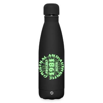 Leisure time 1981 - Matte Insulated Water Bottle 500 ml - black - Front
