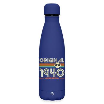 Originale Retro-Edition der 1940er Jahre - Matte Thermosflasche 500 ml - Dunkelblau  - Vorne