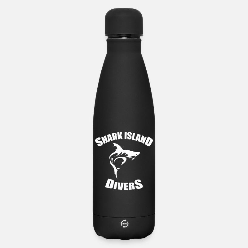 SHARK ISLAND DIVERS - Matte Thermosflasche 500 ml - Schwarz