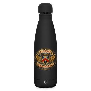 Fierté Vendée - Mareuil-sur-Lay-Dissais Privilège  - Bouteille isotherme SOFT TOUCH 500 ml - noir - Devant