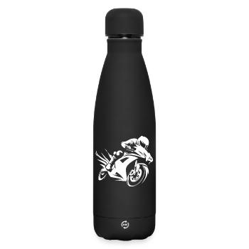 Motard Motard - Bouteille isotherme SOFT TOUCH 500 ml - noir - Devant