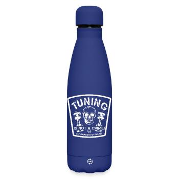 Tuning Tuner Autoschrauber - Matte Thermosflasche 500 ml - Dunkelblau  - Vorne