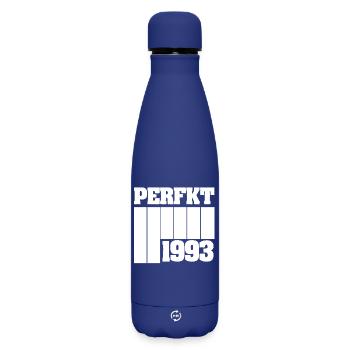 Zeitloses 1993 Retro Design - Matte Thermosflasche 500 ml - Dunkelblau  - Vorne