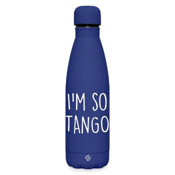 Tango Dancer - Matte Thermosflasche 500 ml - Dunkelblau  - Vorne