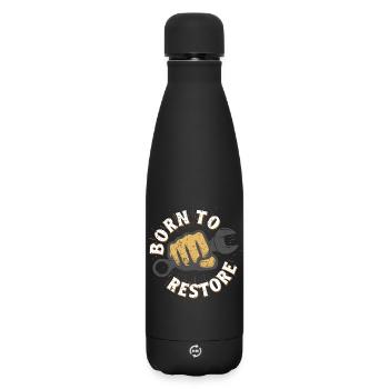 Restauration automobile née pour restaurer - Bouteille isotherme SOFT TOUCH 500 ml - noir - Devant