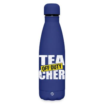 Silence du professeur - Bouteille isotherme SOFT TOUCH 500 ml - bleu foncé  - Devant