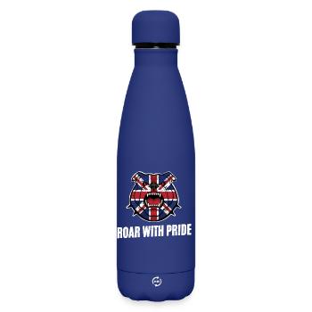 Britischer Stolz - Matte Thermosflasche 500 ml - Dunkelblau  - Vorne