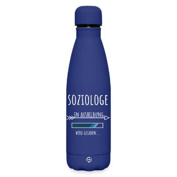 Sociology Student Occupation Education Sociologist - Matte Insulated Water Bottle 500 ml - dark blue  - Front