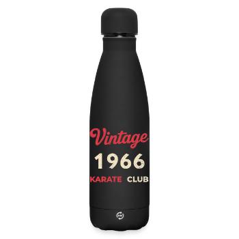 Vintage 1966 – Année de naissance rétro du Karate Club - Bouteille isotherme SOFT TOUCH 500 ml - noir - Devant