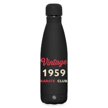 Vintage 1959 – Année de naissance rétro du Karate Club - Bouteille isotherme SOFT TOUCH 500 ml - noir - Devant
