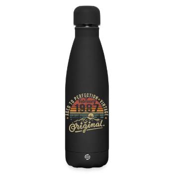 Février 1987 - Bouteille isotherme SOFT TOUCH 500 ml - noir - Devant