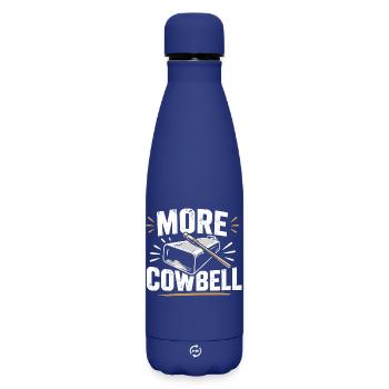 Plus de cloche à vache - Bouteille isotherme SOFT TOUCH 500 ml - bleu foncé  - Devant
