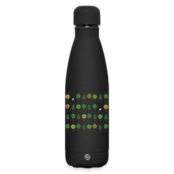 Orientierungslauf [01.2] [orienteering] [PX] - Matte Thermosflasche 500 ml - Schwarz - Vorne