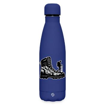 Chaussure randonnée Montagne Trekkeur Randonneur - Bouteille isotherme SOFT TOUCH 500 ml - bleu foncé  - Devant