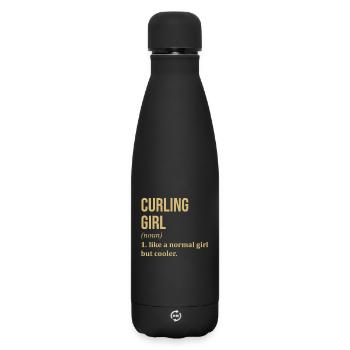 curling - Bouteille isotherme SOFT TOUCH 500 ml - noir - Devant