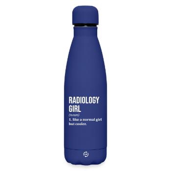 Radiologie - Matte Thermosflasche 500 ml - Dunkelblau  - Vorne