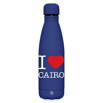 J’ADORE LE CAIRE - Bouteille isotherme SOFT TOUCH 500 ml - bleu foncé  - Devant
