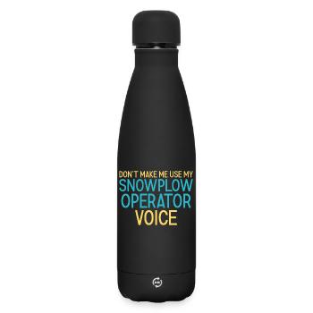 Conducteur de chasse-neige Conducteur de chasse-neige vocal - Bouteille isotherme SOFT TOUCH 500 ml - noir - Devant