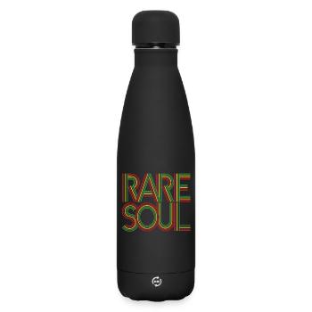 Rare âme Rouge Or Vert - Bouteille isotherme SOFT TOUCH 500 ml - noir - Devant