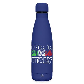2026 - Bouteille isotherme SOFT TOUCH 500 ml - bleu foncé  - Devant