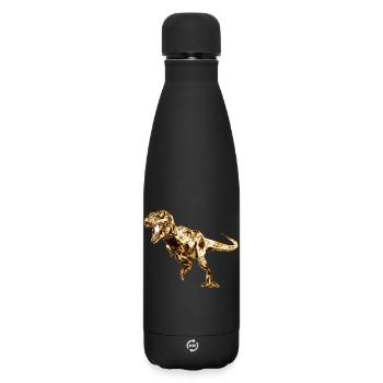 Prähistorischer Dinosaurier Druck - Matte Thermosflasche 500 ml - Schwarz - Vorne
