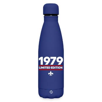 1979 Édition limitée - Bouteille isotherme SOFT TOUCH 500 ml - bleu foncé  - Devant