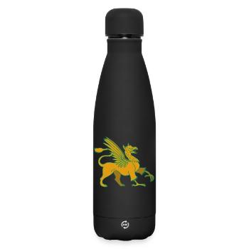 Fabelhaftes Tier, der Greif - Matte Thermosflasche 500 ml - Schwarz - Vorne