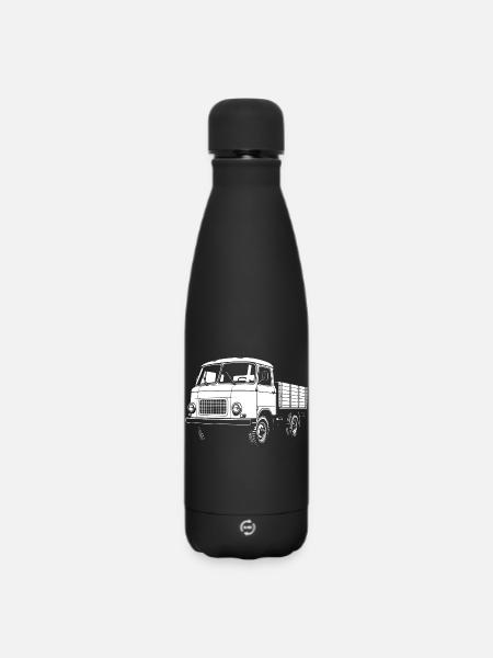 GDR Legend on Wheels Description: - Matte Insulated Water Bottle 500 ml - black