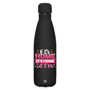 Humanité Égalité - Bouteille isotherme SOFT TOUCH 500 ml - noir - Devant