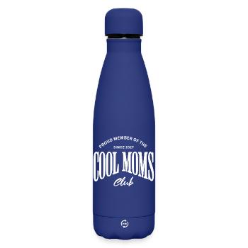 Mama 2027 - Proud member of the Cool Moms Club - Matte Thermosflasche 500 ml - Dunkelblau  - Vorne