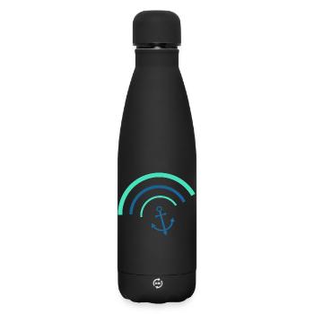 Ancre Allemagne du Nord Sailor Sailor Captain - Bouteille isotherme SOFT TOUCH 500 ml - noir - Devant