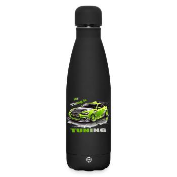 Tuning Voiture - Bouteille isotherme SOFT TOUCH 500 ml - noir - Devant