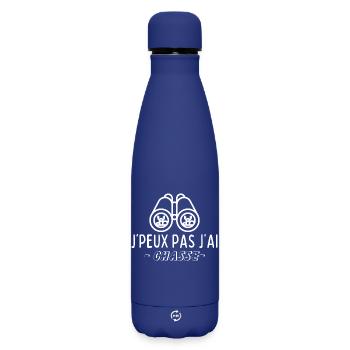 Jäger Ich kann nicht Ich habe gejagt Jagd - Matte Thermosflasche 500 ml - Dunkelblau  - Vorne