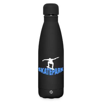 SKATEPARK - Matte Thermosflasche 500 ml - Schwarz - Vorne