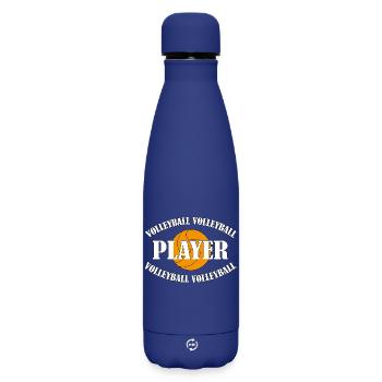 VOLLEYBALL PLAYER - Matte Insulated Water Bottle 500 ml - dark blue  - Front