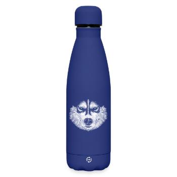 Husky - Matte Insulated Water Bottle 500 ml - dark blue  - Front