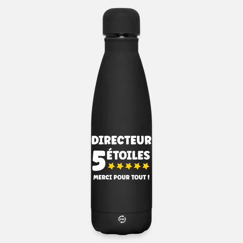 Regisseur - Matte Thermosflasche 500 ml - Schwarz