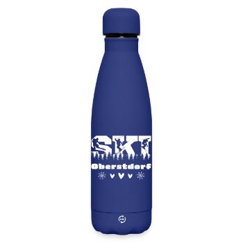 Skiing - Ski Holiday - Oberstdorf - Matte Insulated Water Bottle 500 ml - dark blue  - Front