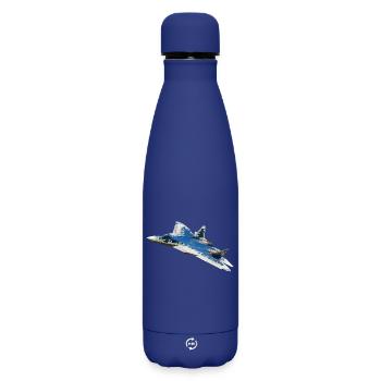 Le Su-57 - Bouteille isotherme SOFT TOUCH 500 ml - bleu foncé  - Devant