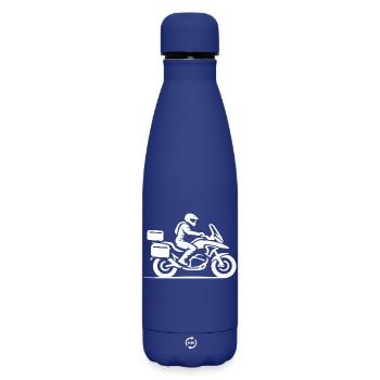 Pure Ride Adventure - Bouteille isotherme SOFT TOUCH 500 ml - bleu foncé  - Devant