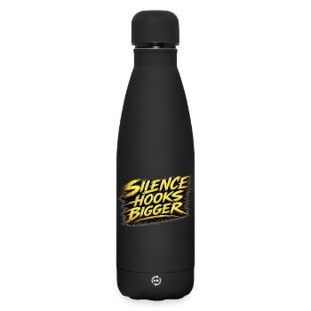 Silence Hooks Bigger Carp Angel Design - Matte Thermosflasche 500 ml - Schwarz - Vorne