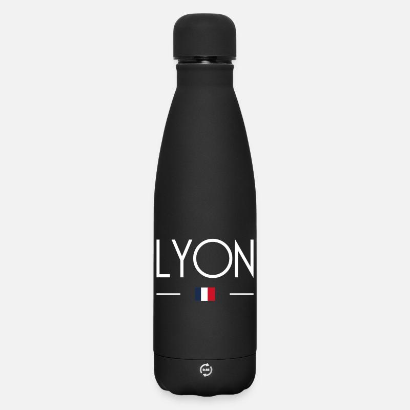 Lyon - Bouteille isotherme SOFT TOUCH 500 ml - noir