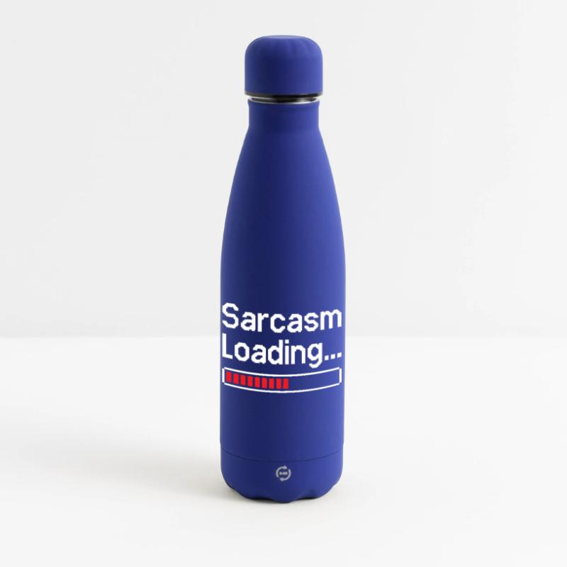 Sarcasm Loading Status Matte Insulated Water Bottle 500 ml