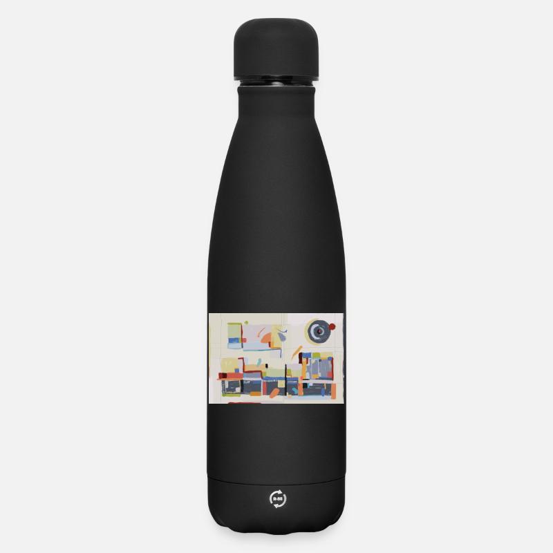 Notes from a Threshold - Matte Thermosflasche 500 ml - Schwarz