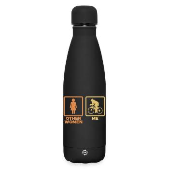 Cyclist - Matte Insulated Water Bottle 500 ml - black - Front