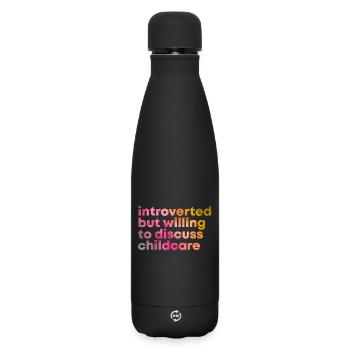 Garde d’enfants - Bouteille isotherme SOFT TOUCH 500 ml - noir - Devant